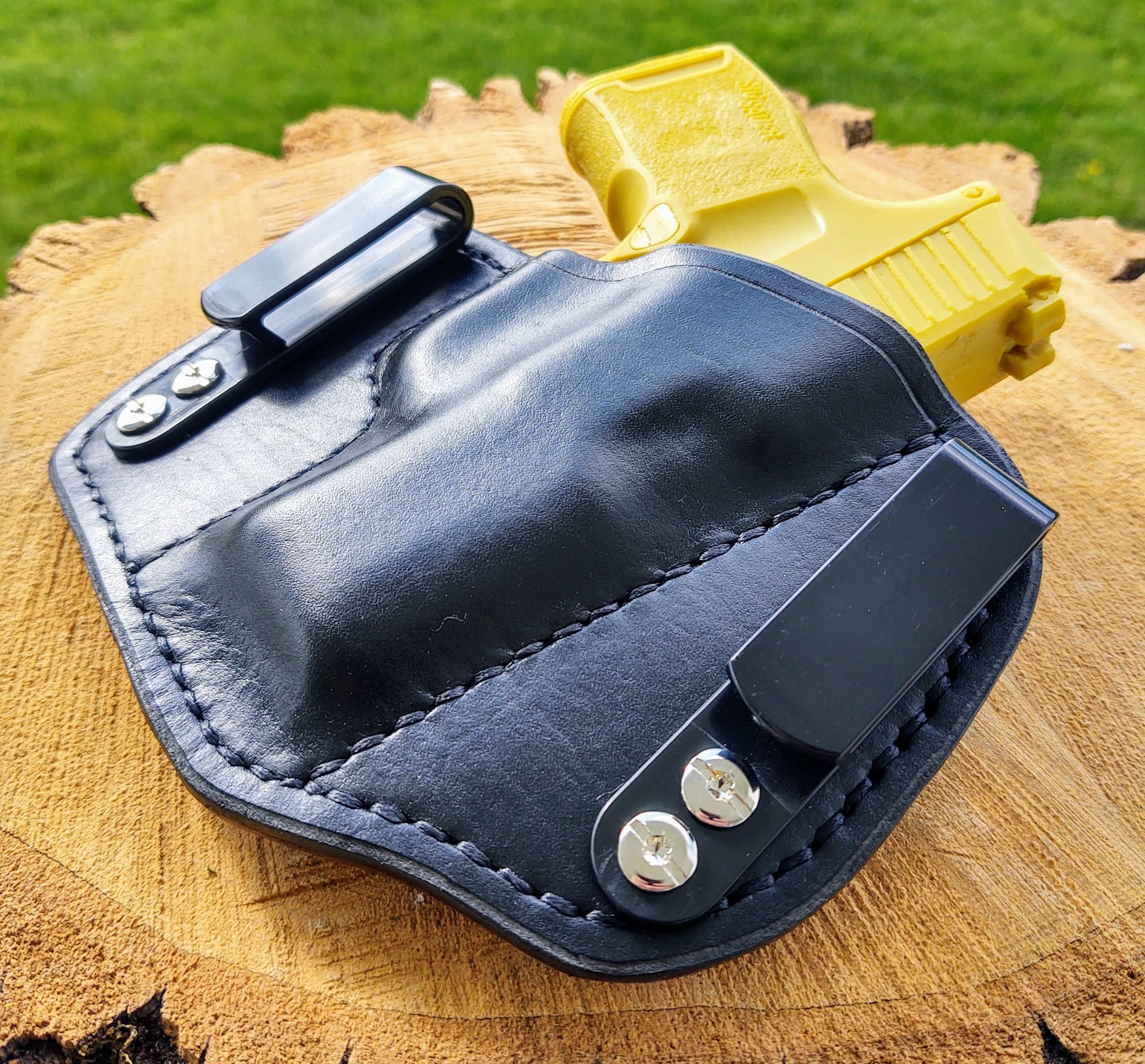 Sig Sauer P365 IWB Mini HD Black&Tan Premium Leather Holster