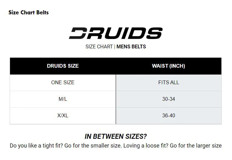SIZE CHARTS