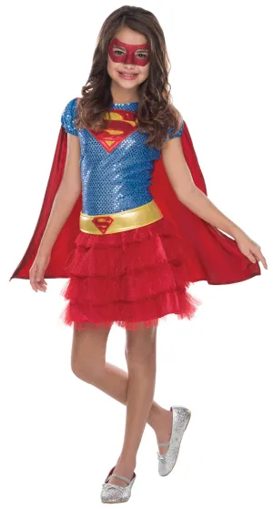 Supergirl Tutu Dress Child Girl's Costume