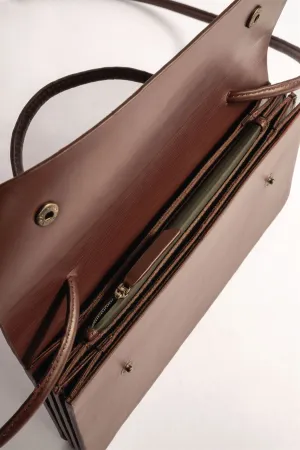 Tanned   I   Joe Sling      Cherry  TO/JS-CH  I Leather Bag