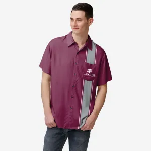 Texas A&M Aggies Bowling Stripe Button Up Shirt