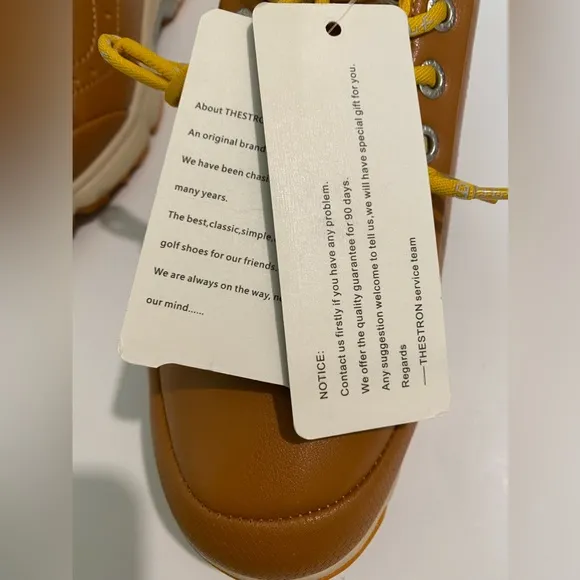 Thestron golf shoe Orange size 7