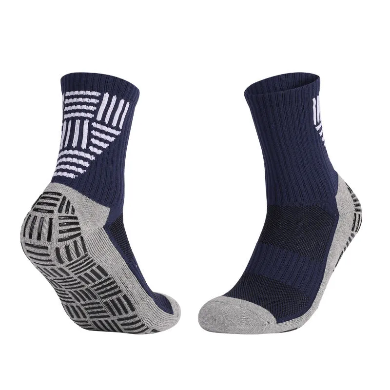 Thick Towel Bottom Mid-calf Soccer Socks Non-slip Sweat-proof Athletic Socks