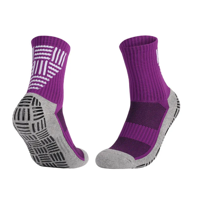 Thick Towel Bottom Mid-calf Soccer Socks Non-slip Sweat-proof Athletic Socks