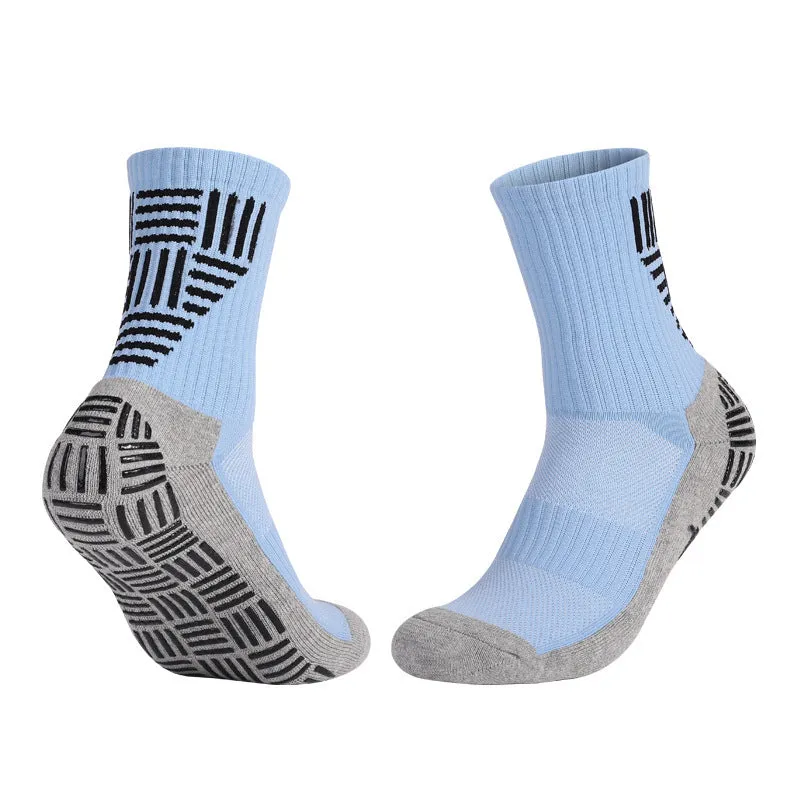 Thick Towel Bottom Mid-calf Soccer Socks Non-slip Sweat-proof Athletic Socks