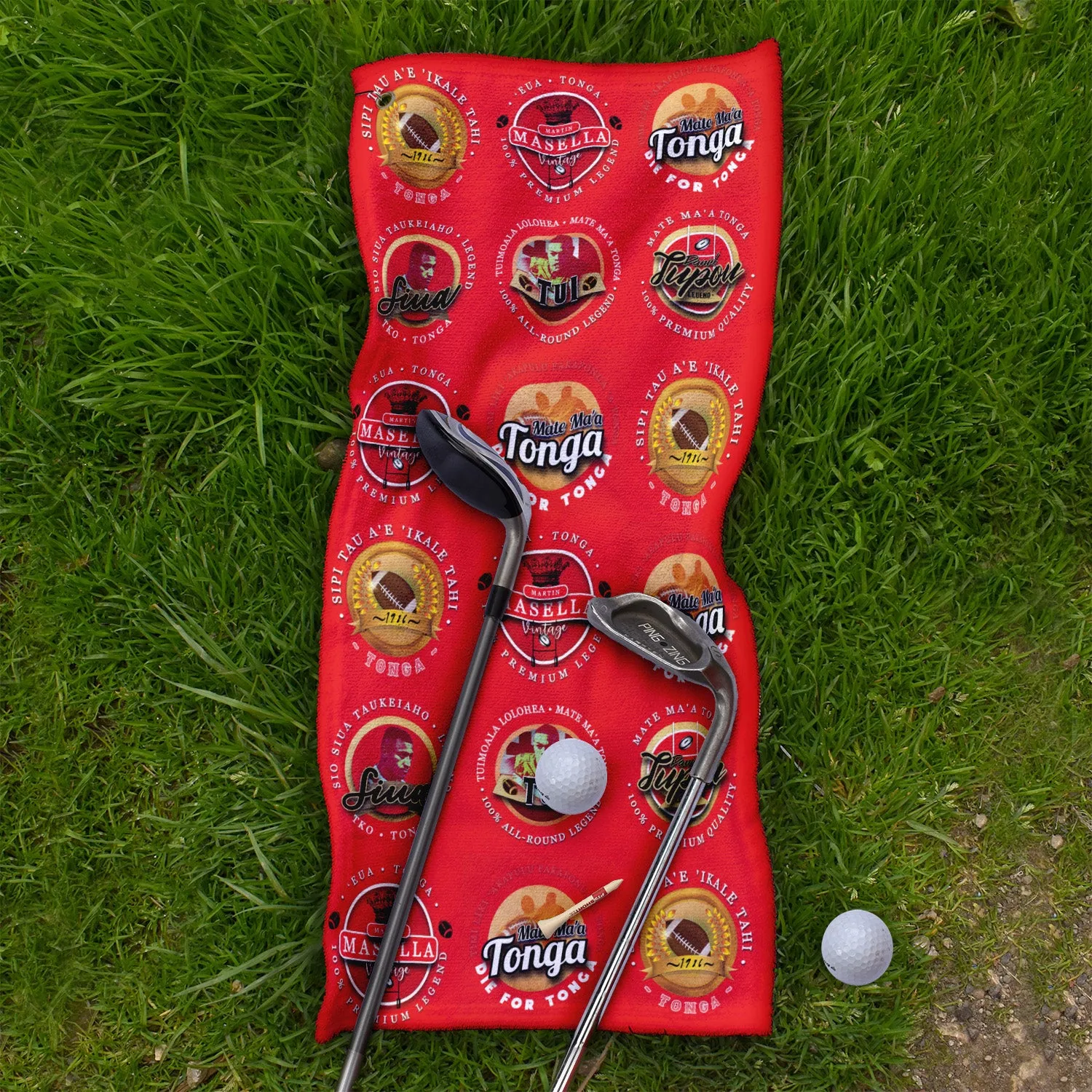 Tonga Rugby League - Legend Collection  - Golf Towel
