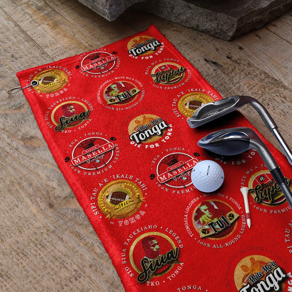 Tonga Rugby League - Legend Collection  - Golf Towel