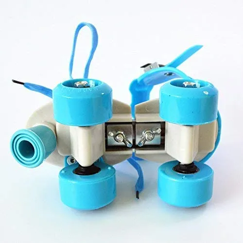 Toy Arena pro lite Children's Adjustable Speed Quad Roller Skates Shoes for Kids Roller Skates Shoesfor Kids (Blue)