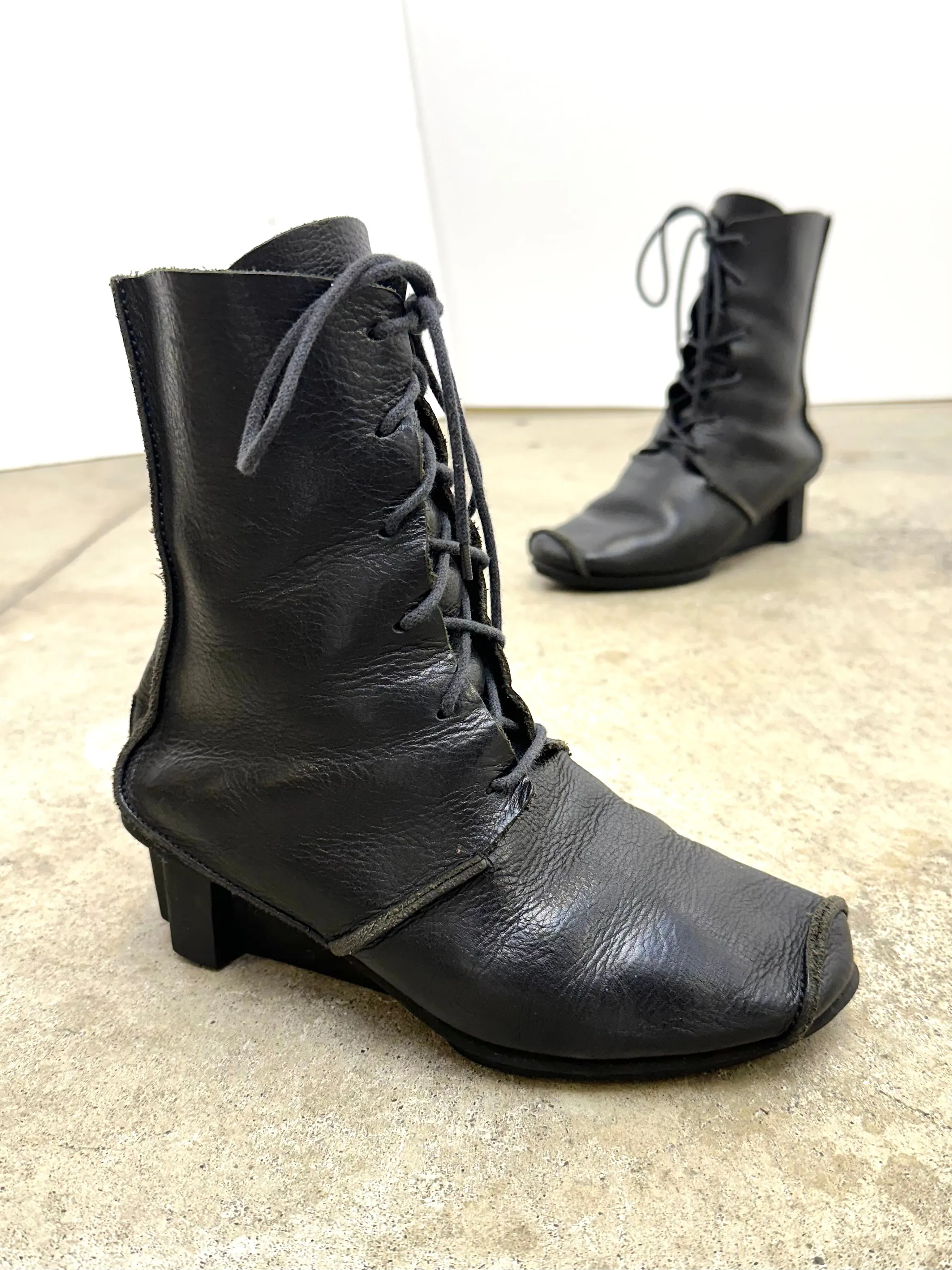 Trippen Leather Cross Boots