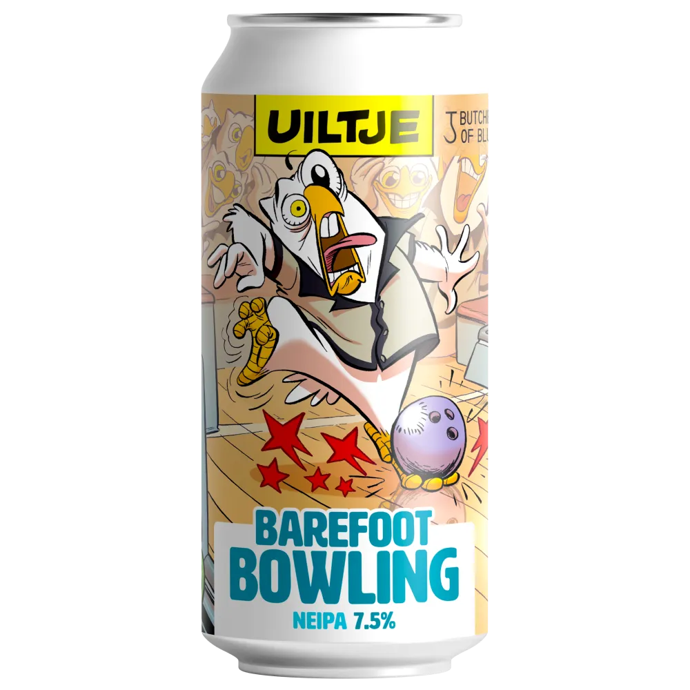 Uiltje Barefoot Bowling Hazy IPA 440mL