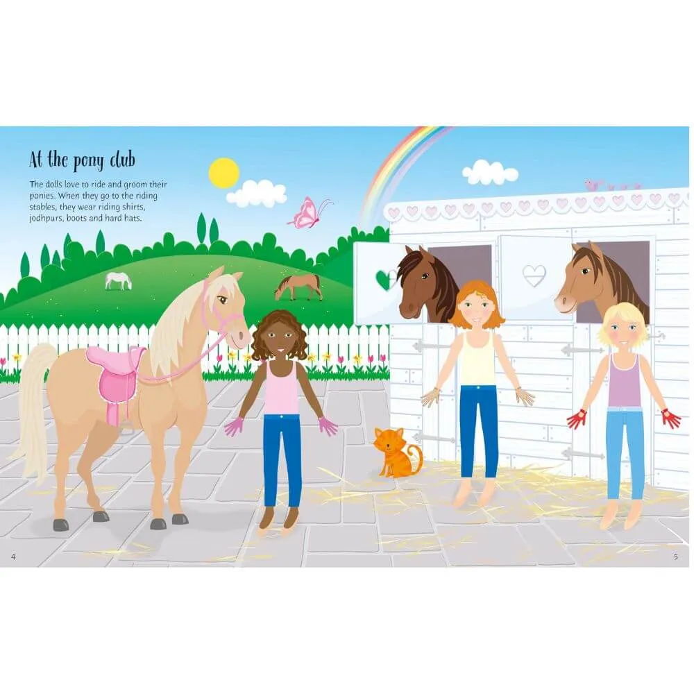 Usborne Sticker Doll Book