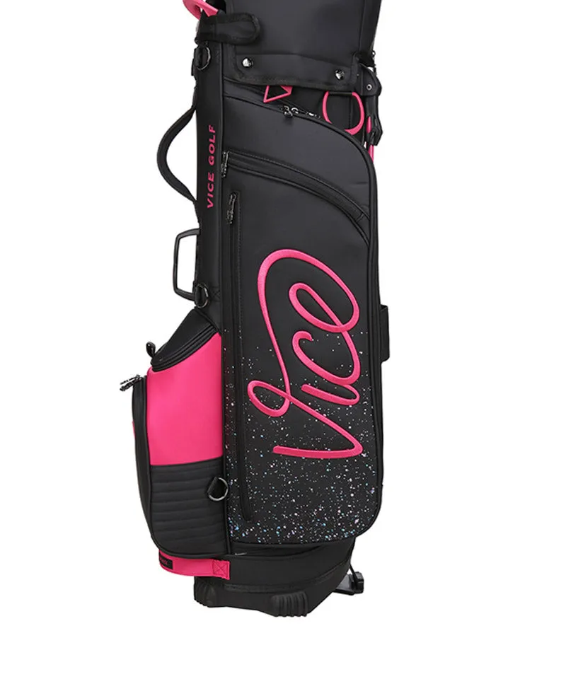 Vice Golf Atelier  Candy Drip Stand Bag - Black