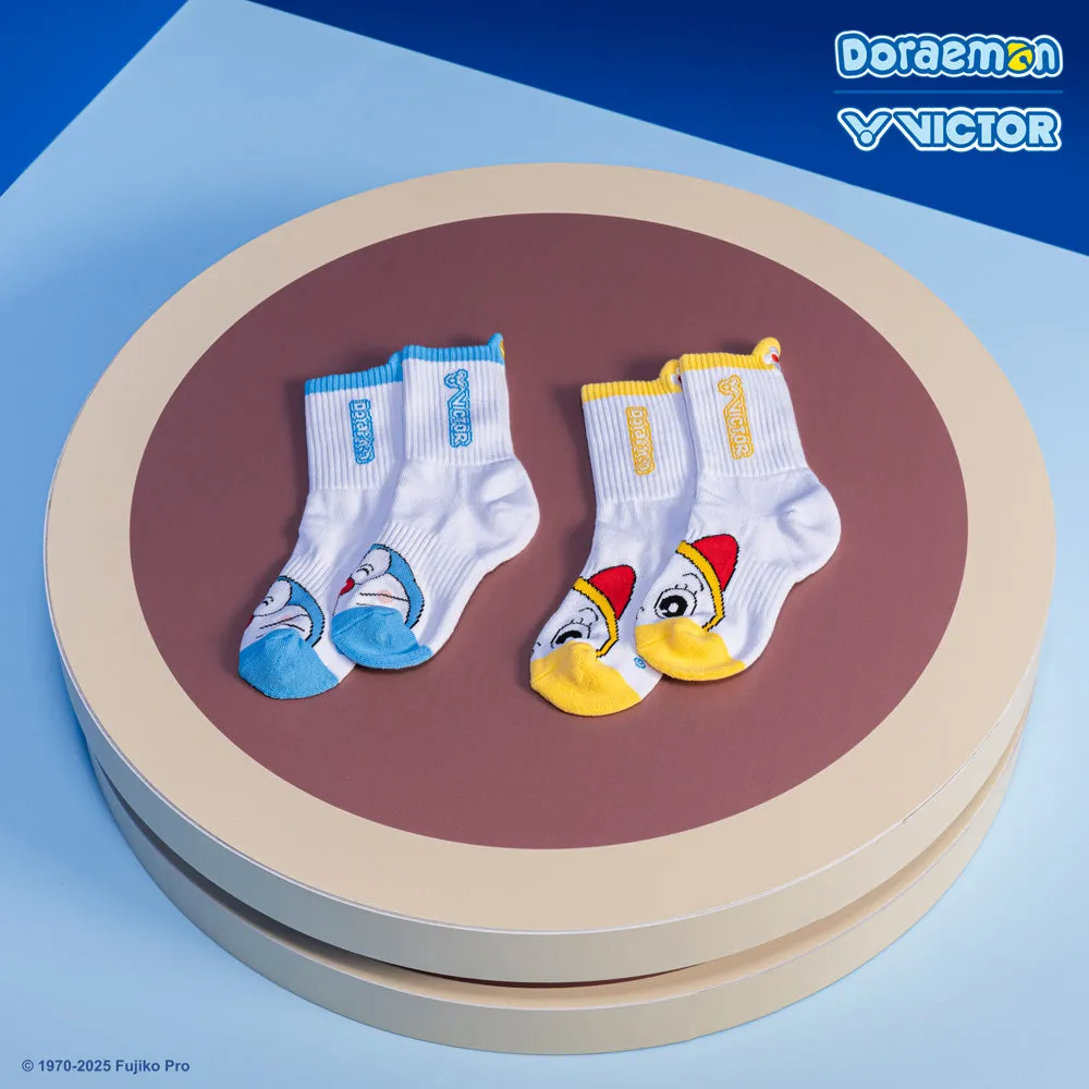Victor X Doraemon SK517DRM Quarter Socks