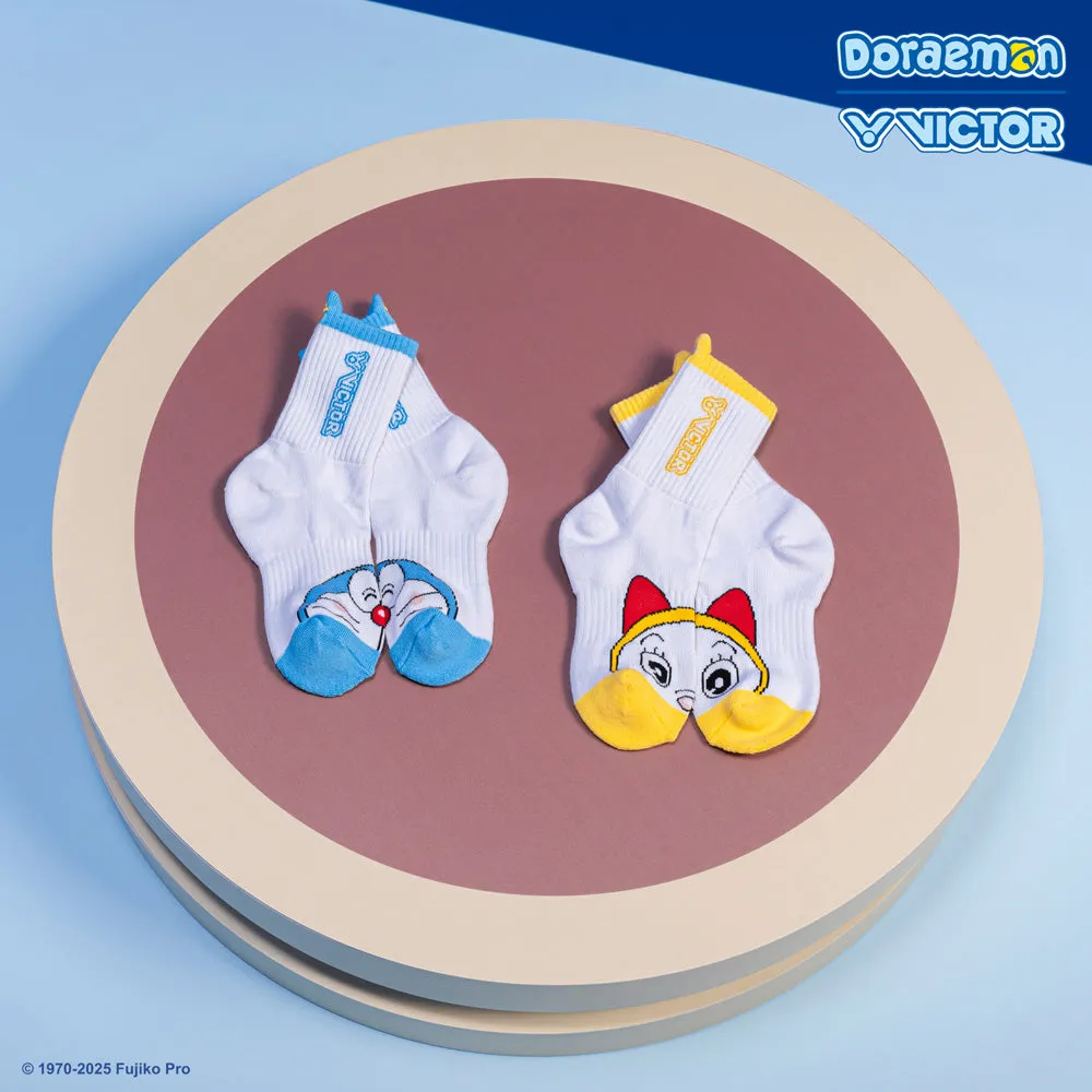 Victor X Doraemon SK517DRM Quarter Socks