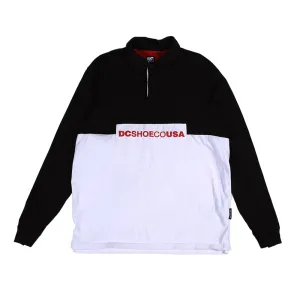 Vintage DC Shoes Color-Blocked Longsleeve Polo Shirt L
