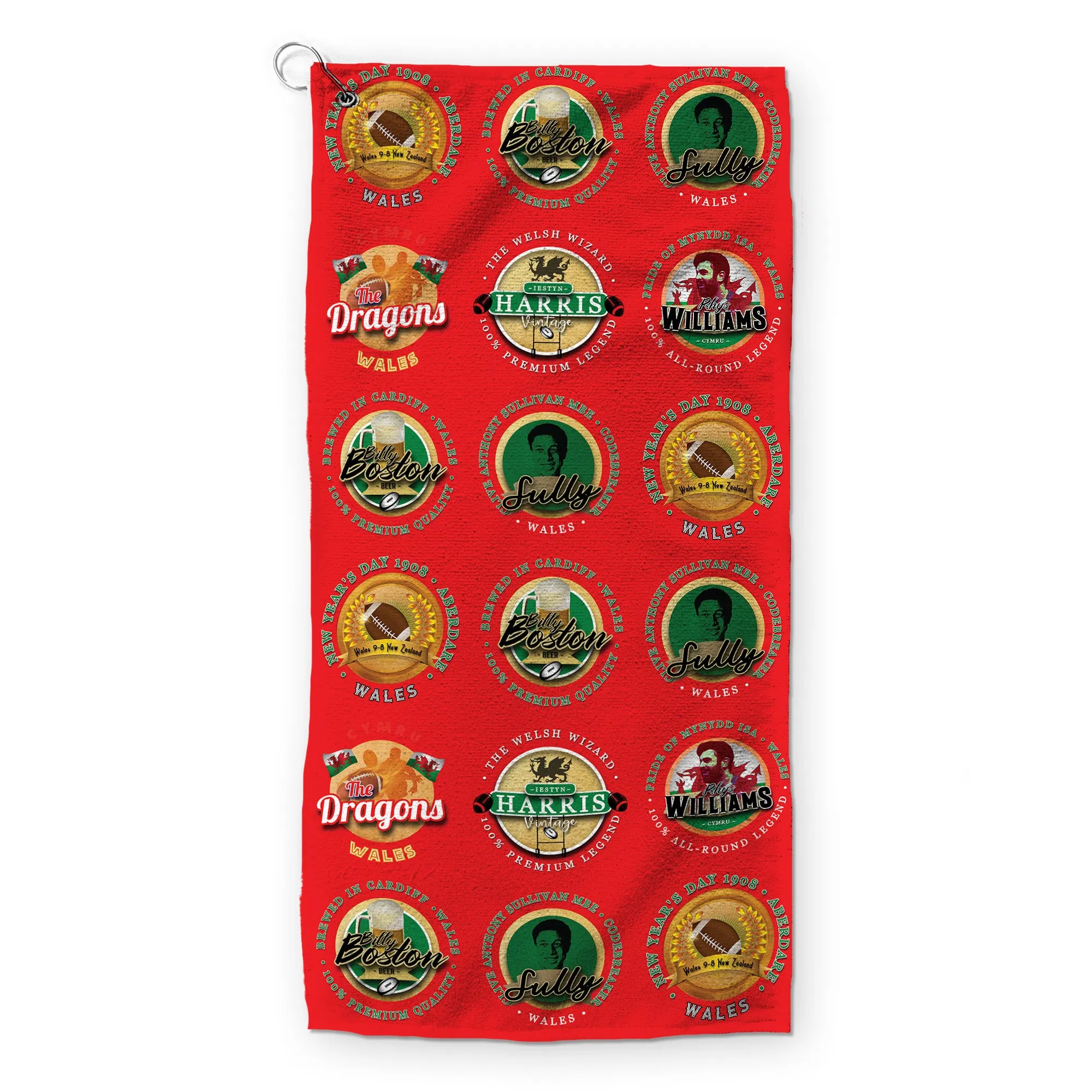 Wales Rugby League - Legend Collection  - Golf Towel