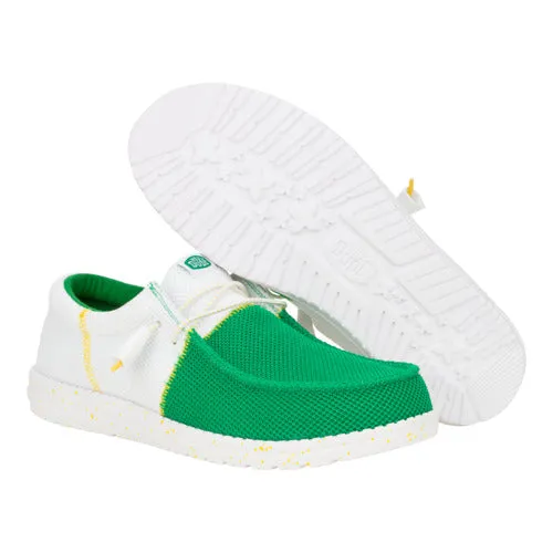 Wally Tri Varsity Mesh - White/Green