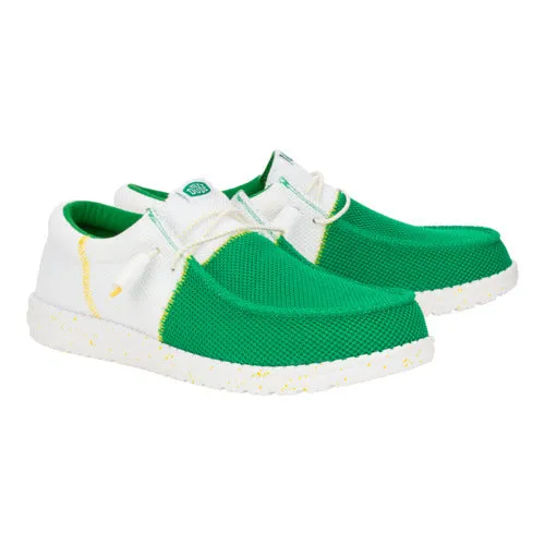 Wally Tri Varsity Mesh - White/Green