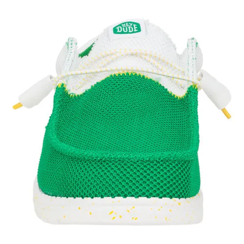 Wally Tri Varsity Mesh - White/Green