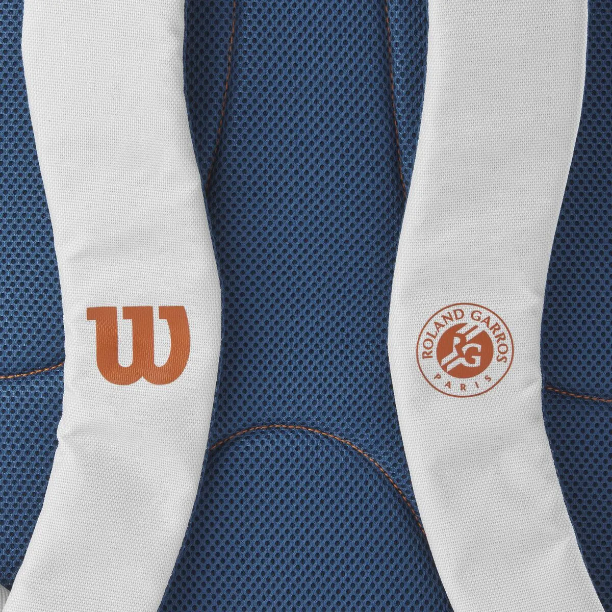 Wilson Roland Garros Team Backpack Racquet Bag (Oyster Grey/Blue)