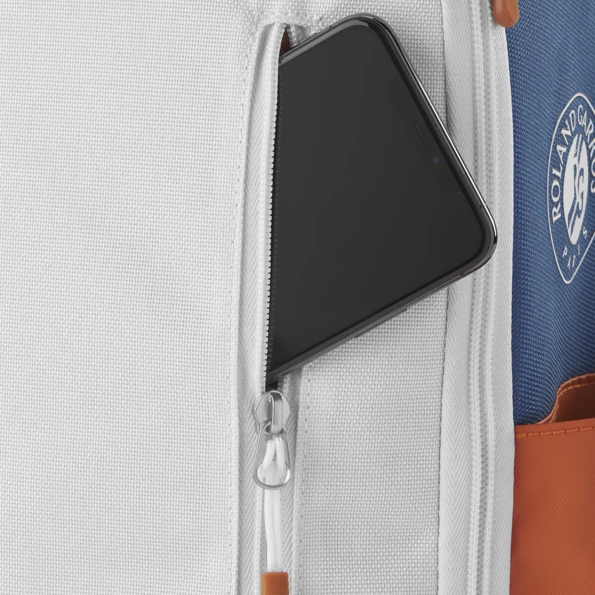 Wilson Roland Garros Team Backpack Racquet Bag (Oyster Grey/Blue)