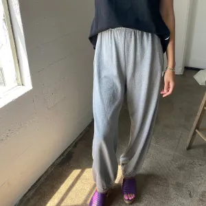 Women's Cotton Balloon Pants - Heather Grey