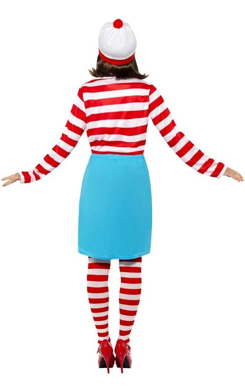 Womens Wenda Wheres Wally Costume