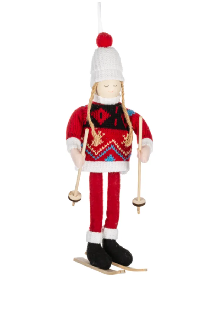 Woven Snow Plush Doll