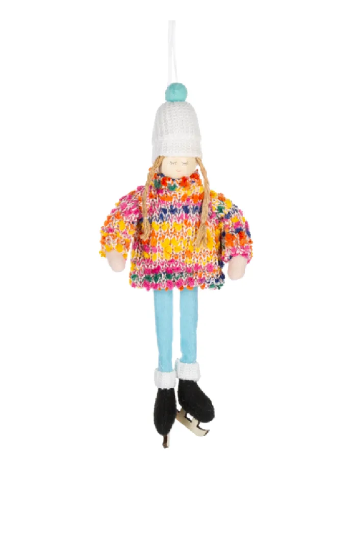 Woven Snow Plush Doll